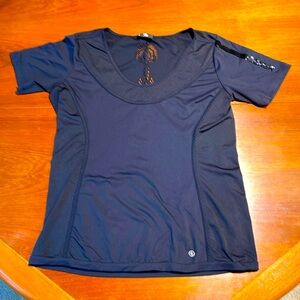 Bogner Athluxury black short sleeve shirt size Large